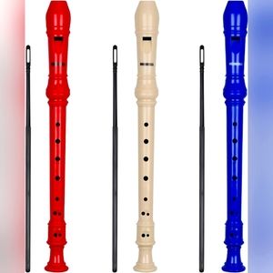 8 Holes German Soprano Recorders (3 choices of colours) - MUSCELL